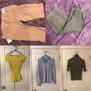 3 tops and 2 bottoms!! Needs to go-Offers welcome!